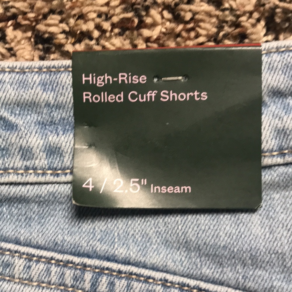 Wild Fable High Rise Shorts Rolled Cuff Shorts | NWT - Picture 3 of 5